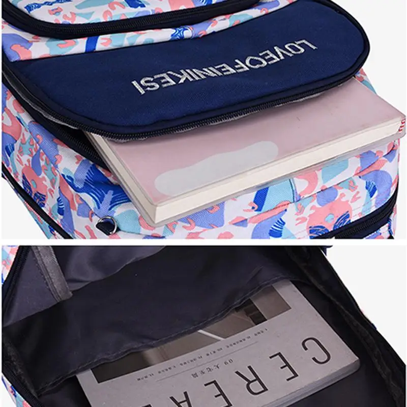 

Grade 5-6 Oxford School Bags High Quality Children Primary Backpack Big Size Waterproof Satchel Kids Lightweight Bagpack Set2021