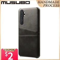 musubo genuine leather case for xiaomi mi note 10 lite play luxury back cover for mi mix 3 2 mi 9 se 8x 6x 5x fundas card slot