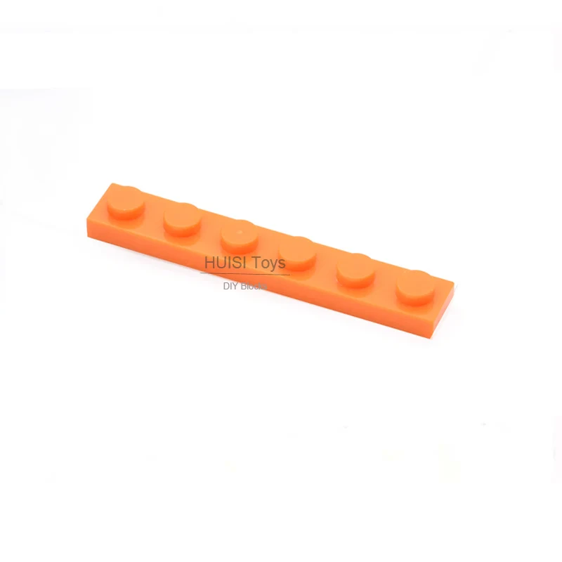 Детские обучающие игрушки 1x6 Короткие пластиковые кирпичи детали совместимые с