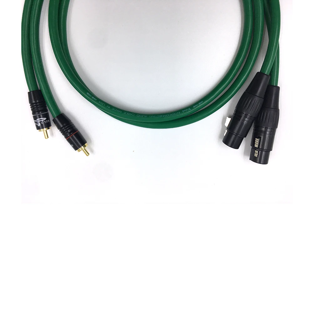 HiFi 2328 XLR мама к двойной RCA папа кабель 2 аудио для усилителя микшер микрофон|Кабели