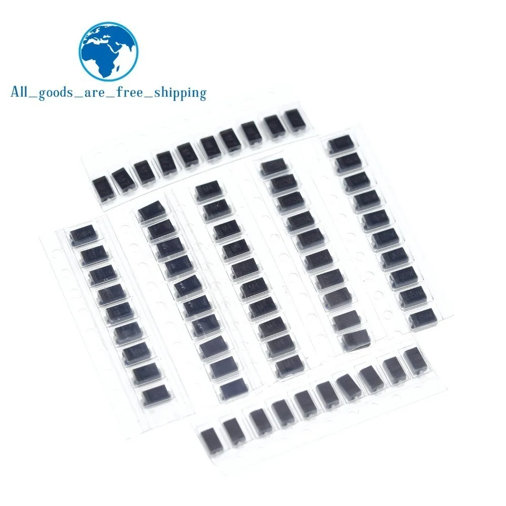 70pcs/lot SMD M1 1N4001 M4 1N4004 M7 1N4007 SS14 US1M RS1M SS34 7 Values*10pcs KIT schottky diode set kit pack package