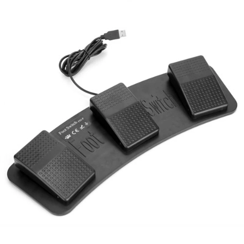 Fs3 P Usb тройной Ножной Переключатель педаль управления клавиатура мышь 3 педали