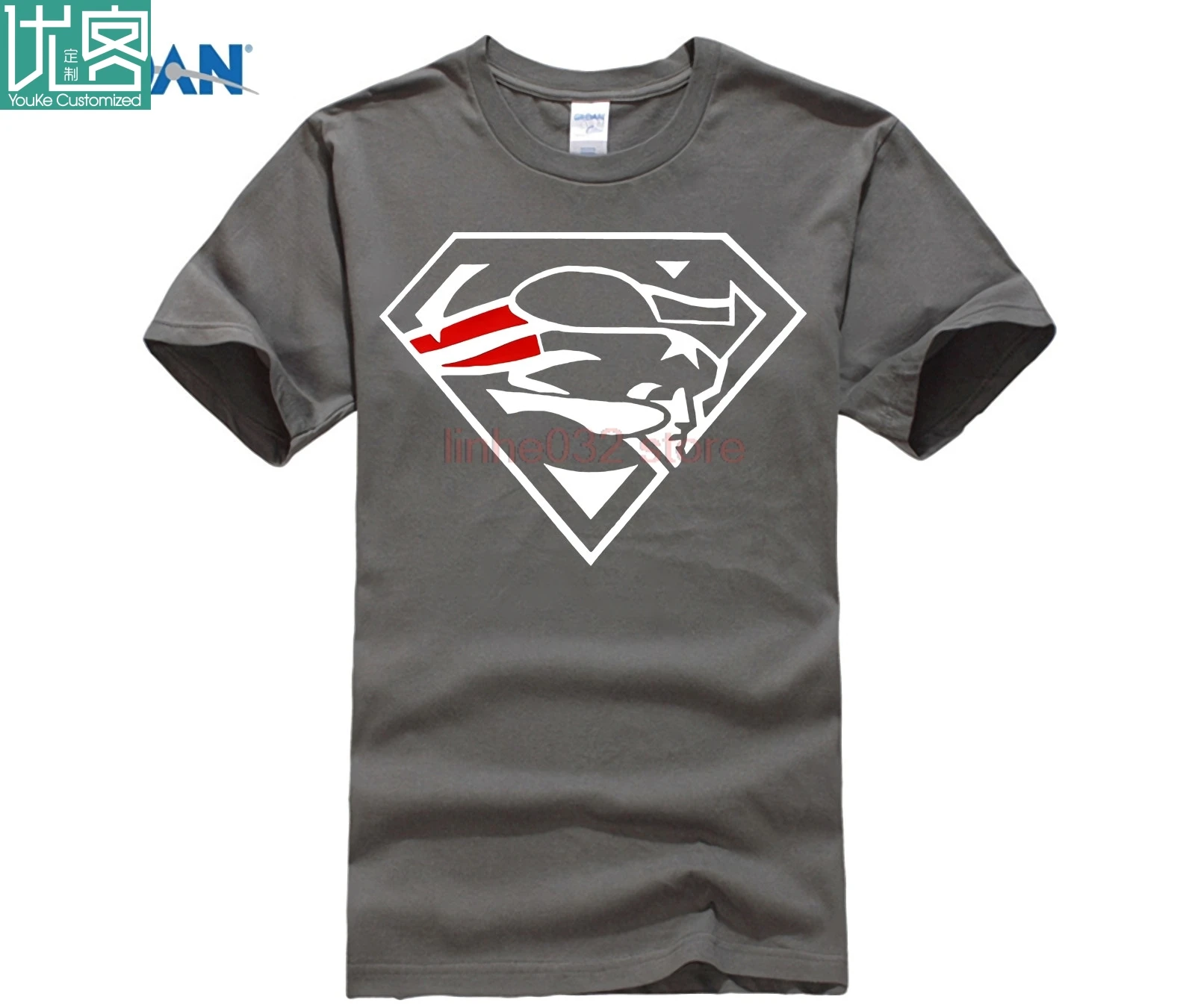 Супер Патриоты фанат-синяя футболка Супермен Новая Англия похлопывает фанатов