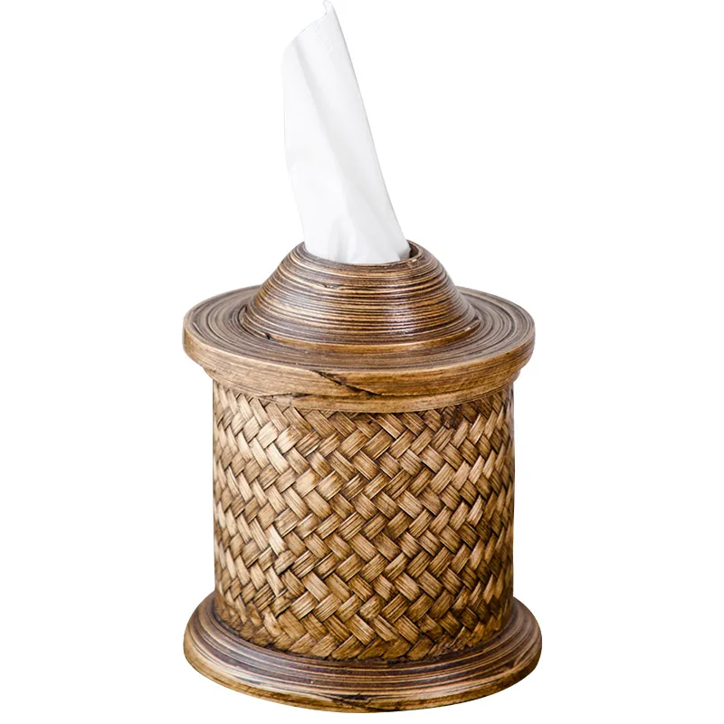 

Round Creative Tissue Boxes Tables Bedroom Modern Tissue Box Decorative Storage Cajas Decorativas Household Products DF50ZJH