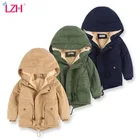 Новинка 2022, зимние парки для мальчиков LZH с бархатным утеплителем, хлопковая утепленная верхняя одежда, детская зимняя куртка, повседневное Детское пальто для снежной погоды