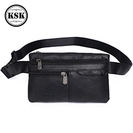 black 353 Мужская поясная сумка, Кожаная поясная сумка, поясная сумка, мужская мода, кожаная поясная сумка, кошелек для мужчин, поясная сумка KSK - Цвет: black 353
