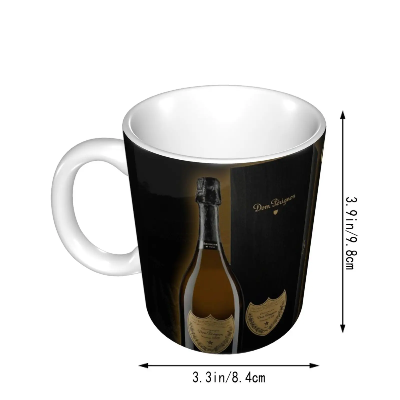 

Dom Perignon Printed Funny Coffee Ceramics Mug Tea Cup