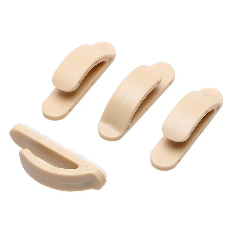 

4Pcs Car Hook Hanger Clip Auto Holder for Keys Glasses Bag Usb Cable with Adhesive Wall Hook Organizer