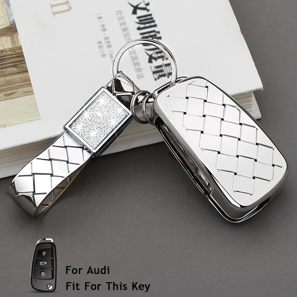 Чехол для автомобильного ключа Audi R8 A1 A3 A4 A5 A6 A7 A8 Q3 Q5 Q7 C5 C6 A4L A6L S1 S3 RS6 TT 2005 2013|Футляр