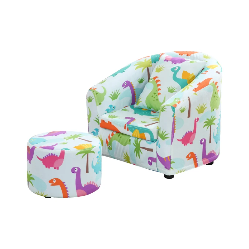 Детское сиденье для дивана одиночная ткань ленивый мультяшный диван принцессы