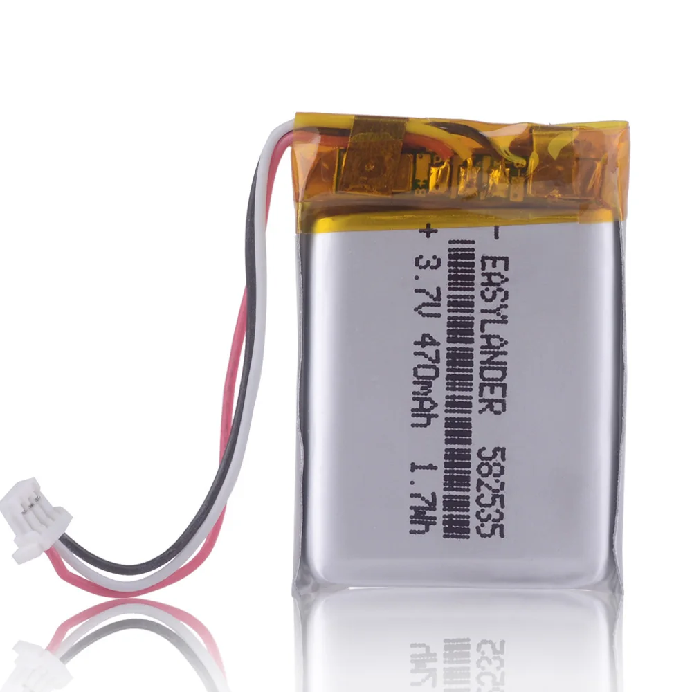 CE ROHS 582535 602535 470 мАч батарея для MIO 600 mio 356hd Mio 369 papago parkcity 710 MYSTERY MDR 985HDG Karkam M1 SP5|battery