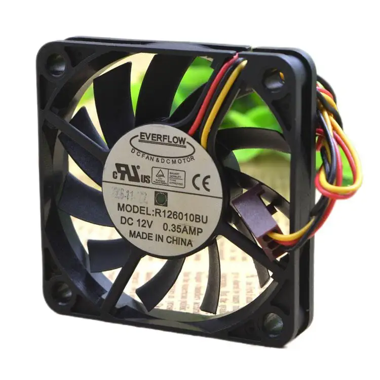 Вентилятор с двойным шариком Everflow R126010BU 6010 дюйма 6 см 12 В а |