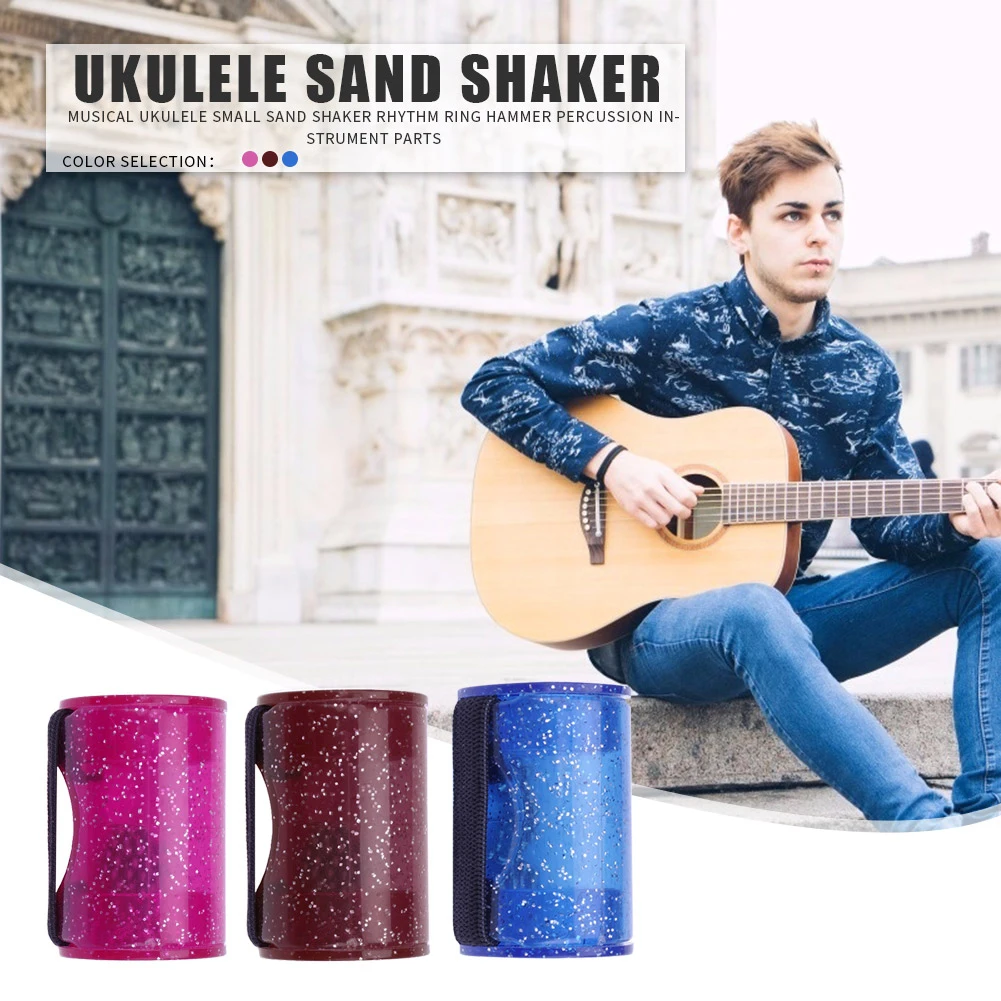 Fluorescent Glitter Finger Hammer Sand Shaker Acoustic Guitars Ukulele Rhythm Bell Maracas Instruments |