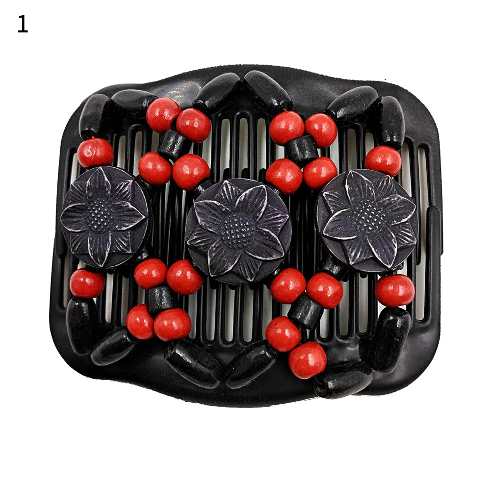 Эластичная заколка для волос с жемчужинами женщин в стиле ретро металлический