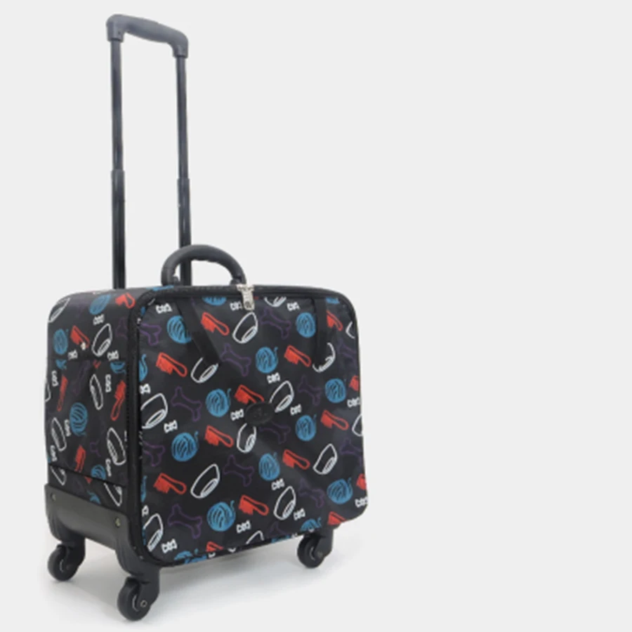 Корзина-тележка для домашних животных Pet Trolley Case Space Large Cat Bag Travel Window Products Luxury Dog Puppy Exterior Chiotcapsule CorpCaseta Perro B50.