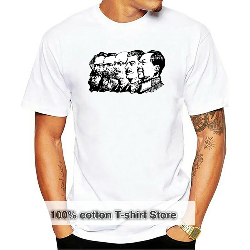 

Communist Icons Marx Engels Lenin Stalin Mao Unisex T shirt All Sizes