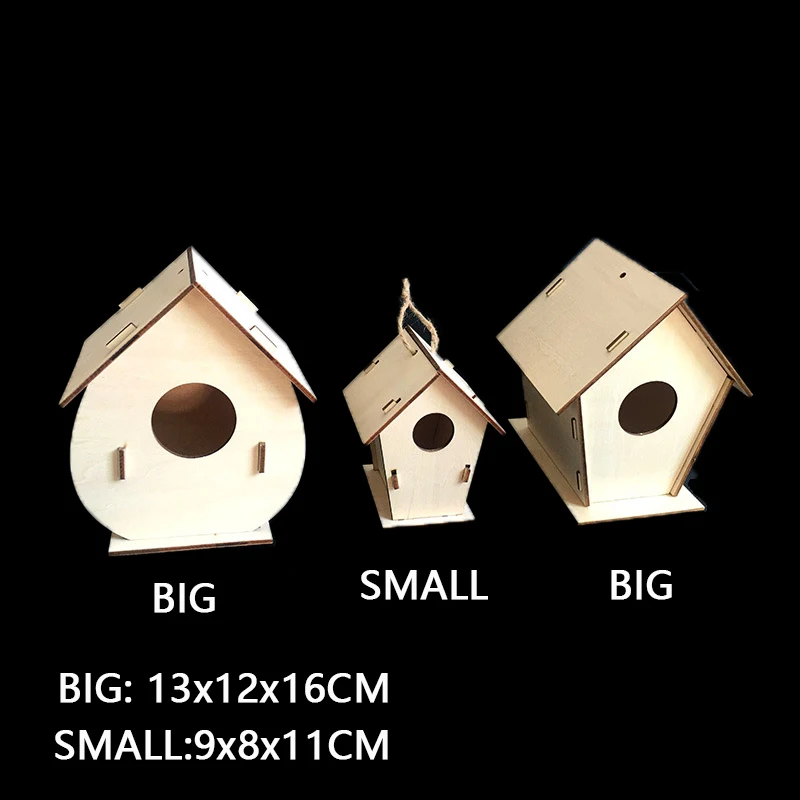 

DIY Bird House Kit Build and Paint Birdhouse Wooden Arts and Crafts Girls Boys Toddlers Creative Activities Wooden Toys for Kids