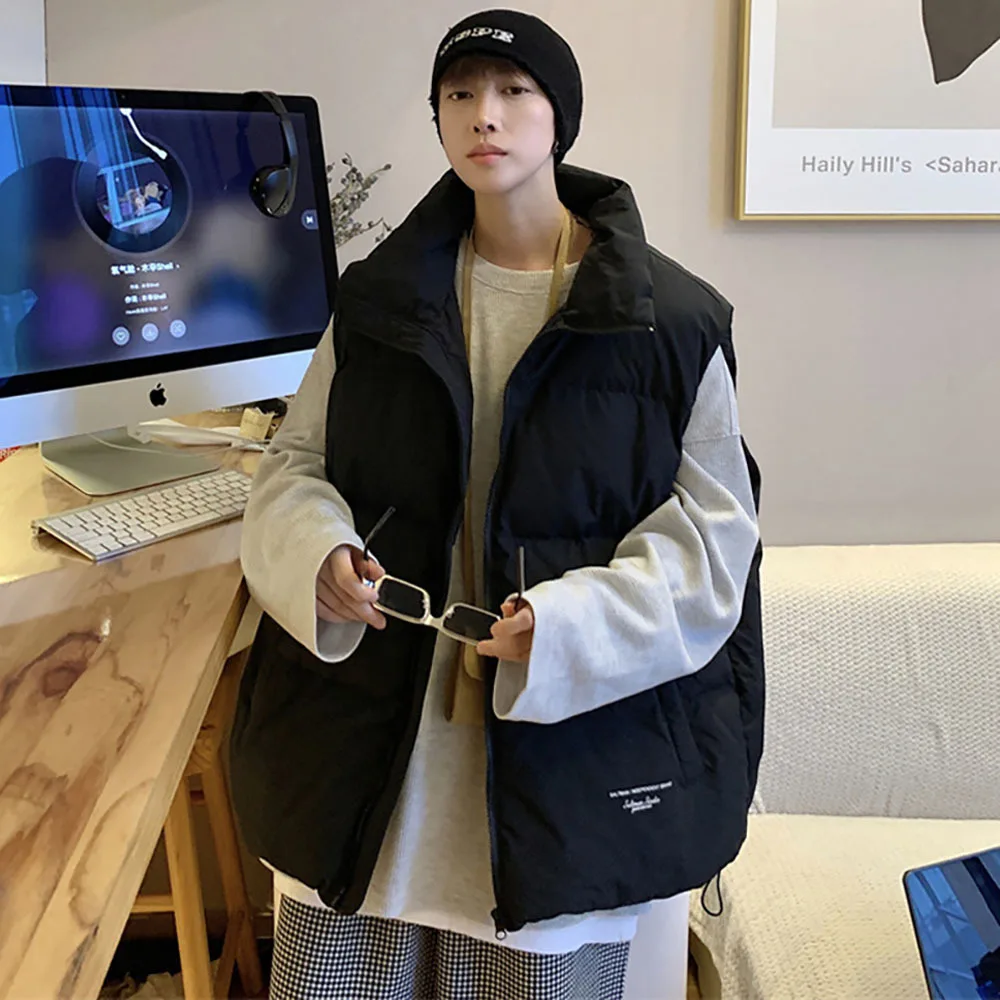 Мужская модель пузырьковое пальто 2021 зимняя парки жилеты корейская мода