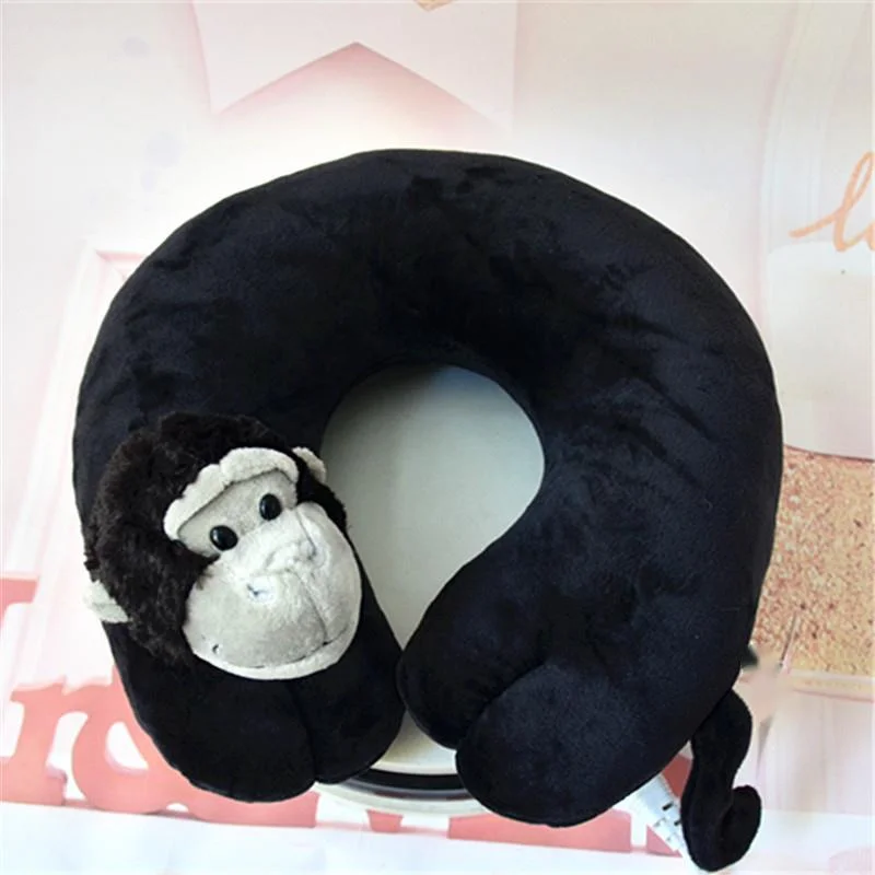 Детская подушка в форме животного для шеи с здоровой обложкой. Подарки на день рождения и Рождество. Бесплатная доставка.