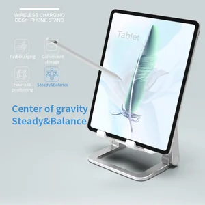 phone stand holder for iphone1212pro ipad wireless charging bracket desktop folding free global shipping
