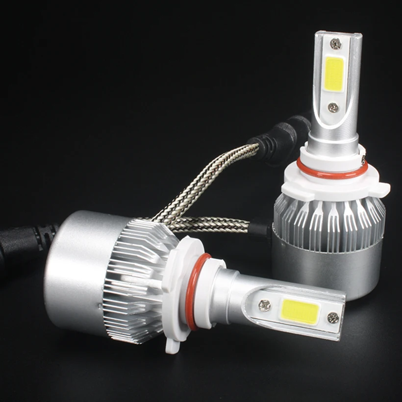 1 Pair H7 H4 LED Car Headlights 72w 7200lm Light Bulbs H1 H11 Automobiles 6000K 9005 9006 Parking 12V LED