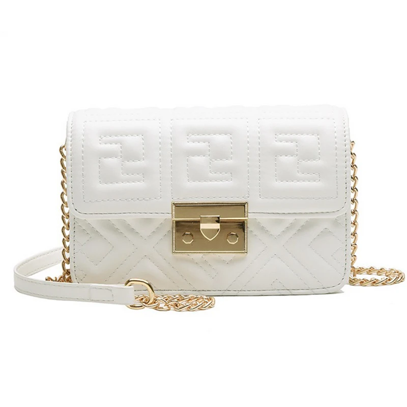 Женская маленькая квадратная сумка Дамская нить модная классические сумки на