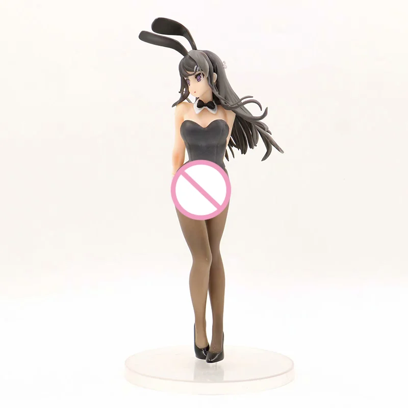 Экшн-фигурки Rascal не мечтает кролика 24 см Senpai Sakurajima Mai сексуальные девушки ПВХ