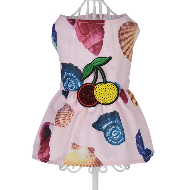 Летняя одежда для чихуахуа мопса щенка кота собак свадебные платья повседневное