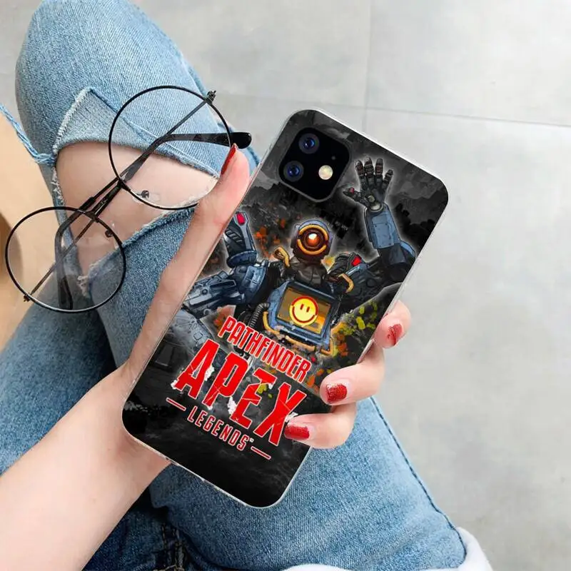 Новый прозрачный чехол для телефона NBDRUICAI game Apex Legends DIY iPhone 11 pro XS MAX 8 7 6 6S Plus X 5S SE 2020 XR