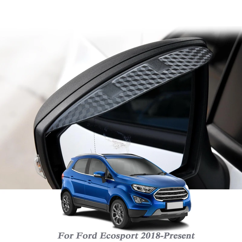 

Автомобильное зеркало заднего вида, защита от дождя и бровей, авто защита от снега, солнцезащитный козырек, защита для Ford Ecosport 2018-PresentAccessories