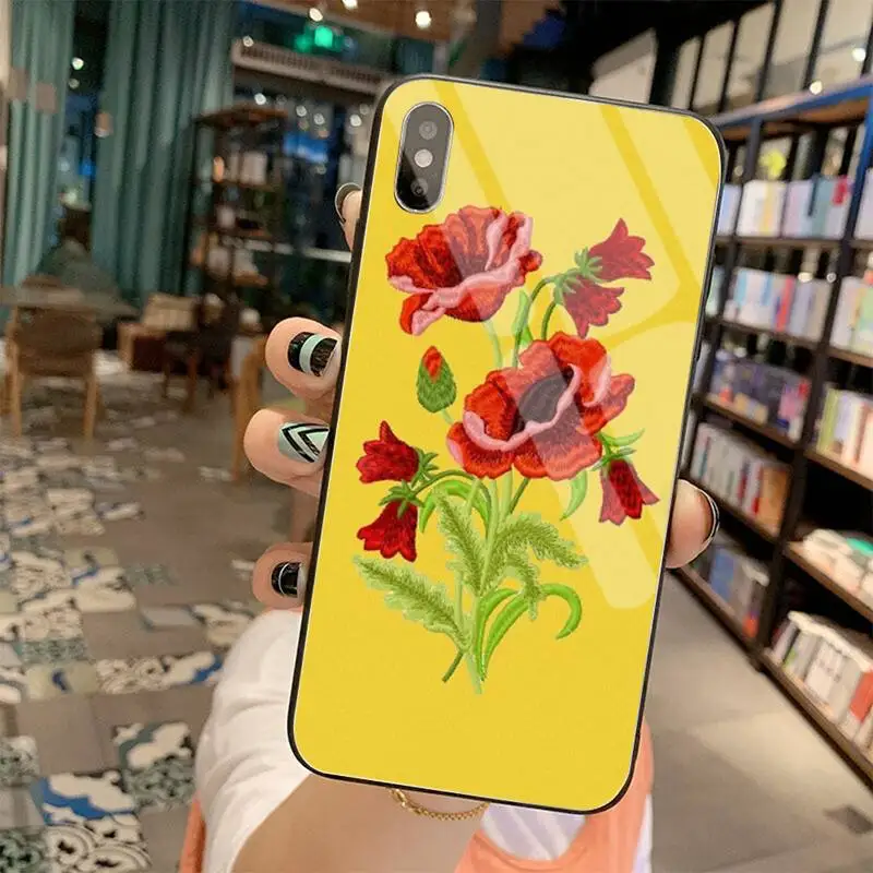 

Sun flower rose DIY Printing Phone Case cover Shell Tempered Glass For iPhone 11 Pro XR XS MAX 8 X 7 6S 6 Plus SE 2020 case