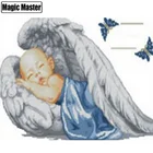 5d Diy Алмазная вышивка крестиком на рисунке, вышитый бриллиантами ангел ребенок картина настенный стикер с пейзажем сплошная Бриллиантовая мозаика детского подарка