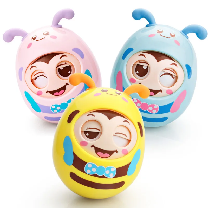 

Montessori Educational Toys for Baby Early Learning Materials Children Intelligence Development Blink Eyes Tumbler Doll