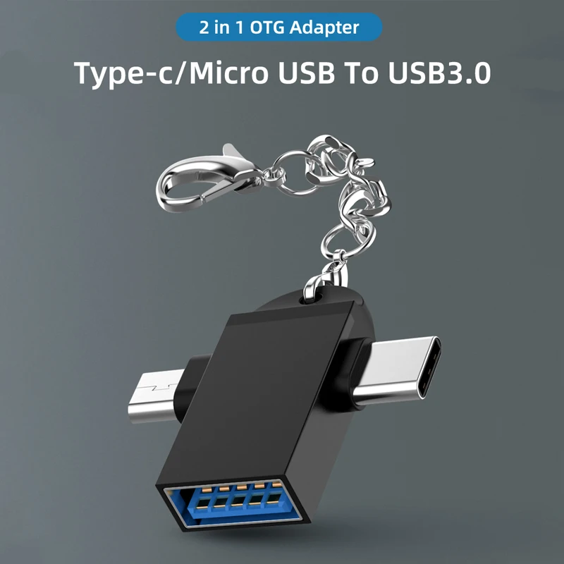 

Mini Type-C 2-In-1 OTG Adapter OTG Type C Cable For Xiaomi Tablet Hard Drive Flash Disk USB Mouse Converters For Android Phone