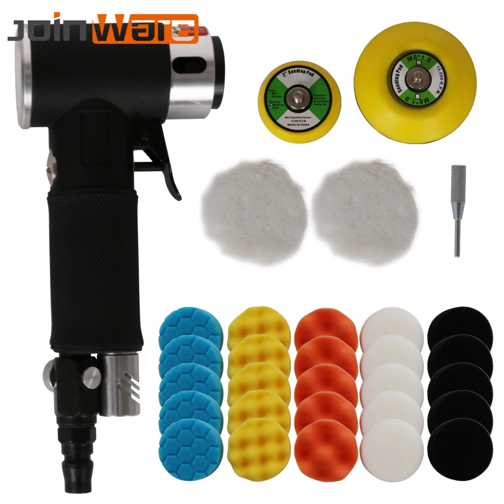 Air sander and 3inch/80mm Buffing Pad Polishing Kit for Car Polisher Pads Abrasive Tools | Инструменты