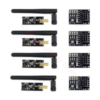 4pcs wireless module nrf24l01 pa lna breakout adapter with antenna 1000 meters long distance gt 24