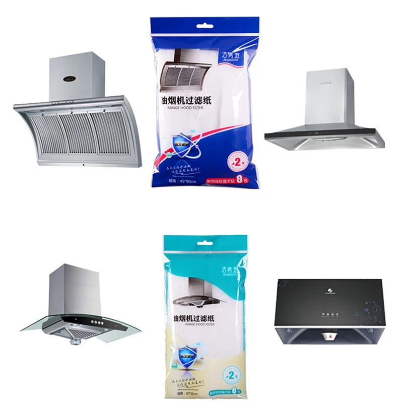2020 4 Pack Household Lampblack Machine Oil Pollution Prevention Filter Screen Sticker Absorption Paper | Дом и сад