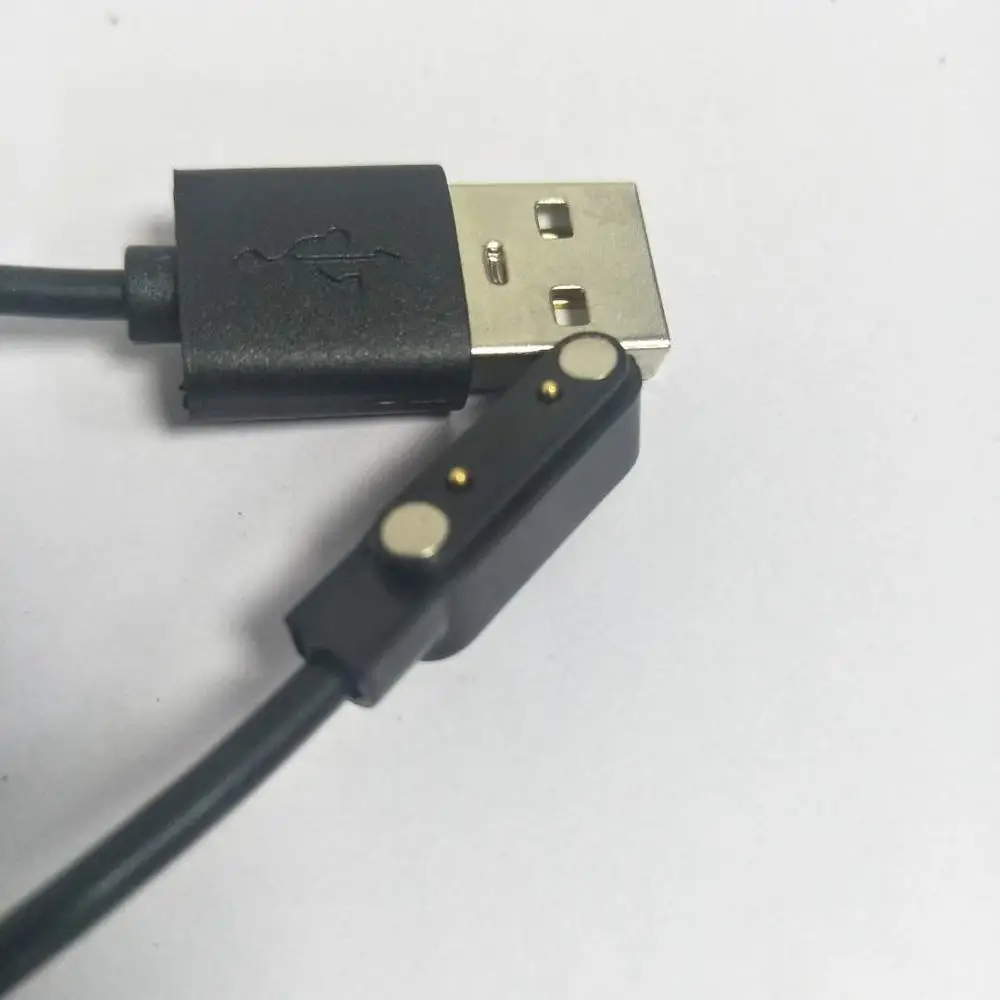 

2-pin 2pin 7.62mm Smart Watch Cable Wristbands Magnet Charging Line Cable 2 pin Magnetic Suction Charge Emergency Backup Charger