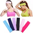 Спортивная эластичная повязка на голову для мужчин, женщин, мужчин, впитывающая пот, женский головной убор для спортзала, фитнеса, баскетбола, футбола, бега, велоспорта, стирки