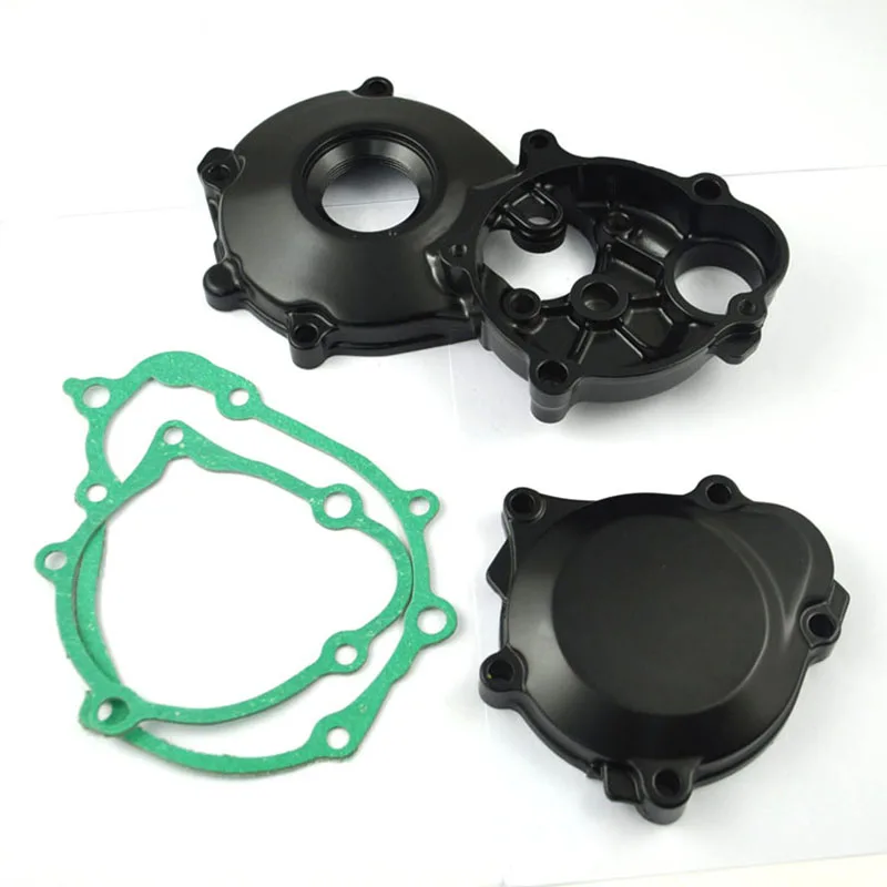 Motorcycle Starter clutch idle gear Crankcase Cover With Gasket  For Suzuki GSXR750 00-05 GSXR1000 01-08 GSXR600 01-05 GSX-S750