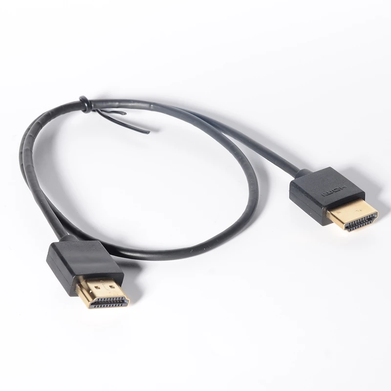 Совместимому с HDMI OD 3 0 мм супер мягкий тонкий кабель HDMI1.4 2k 1080p hd кабели