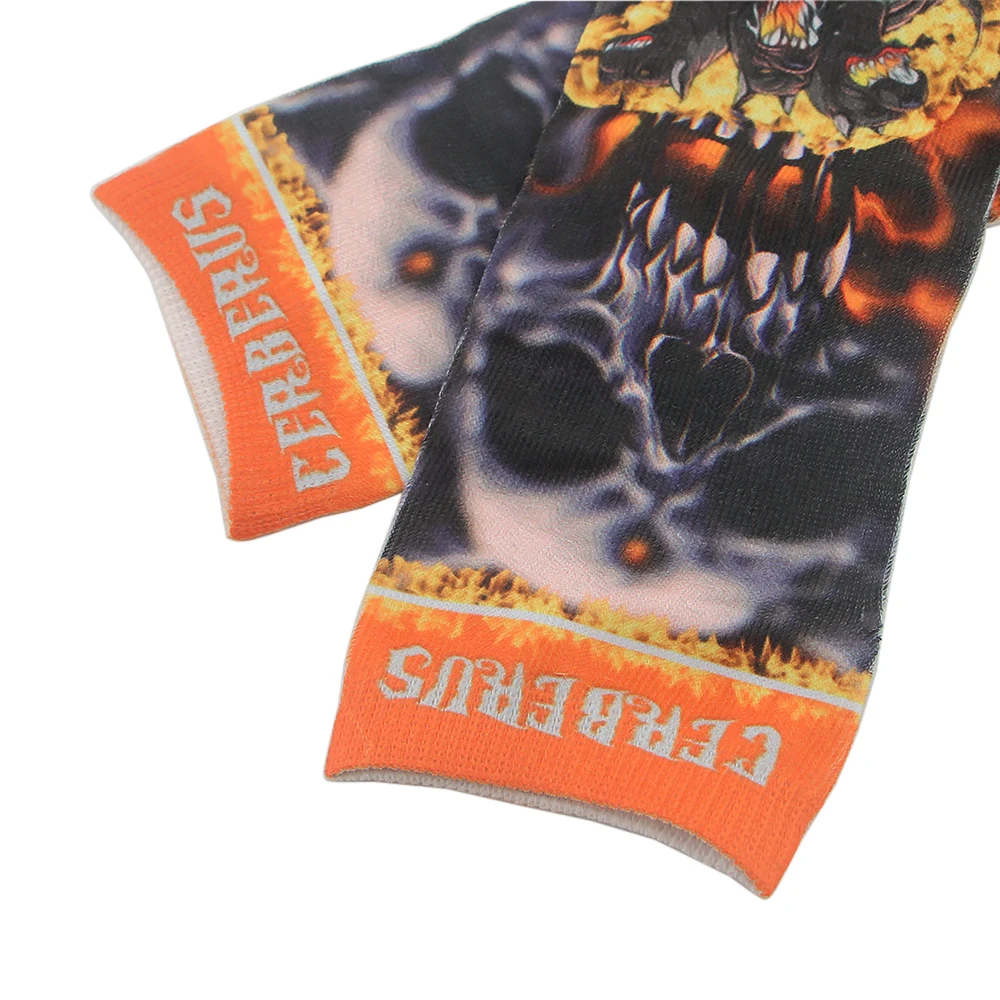 

ZF2295 1pair Fierce Hell Hounds Short Sock Chaussettes Cartoon Anime Breathable Comfortable Unisex Short Sock