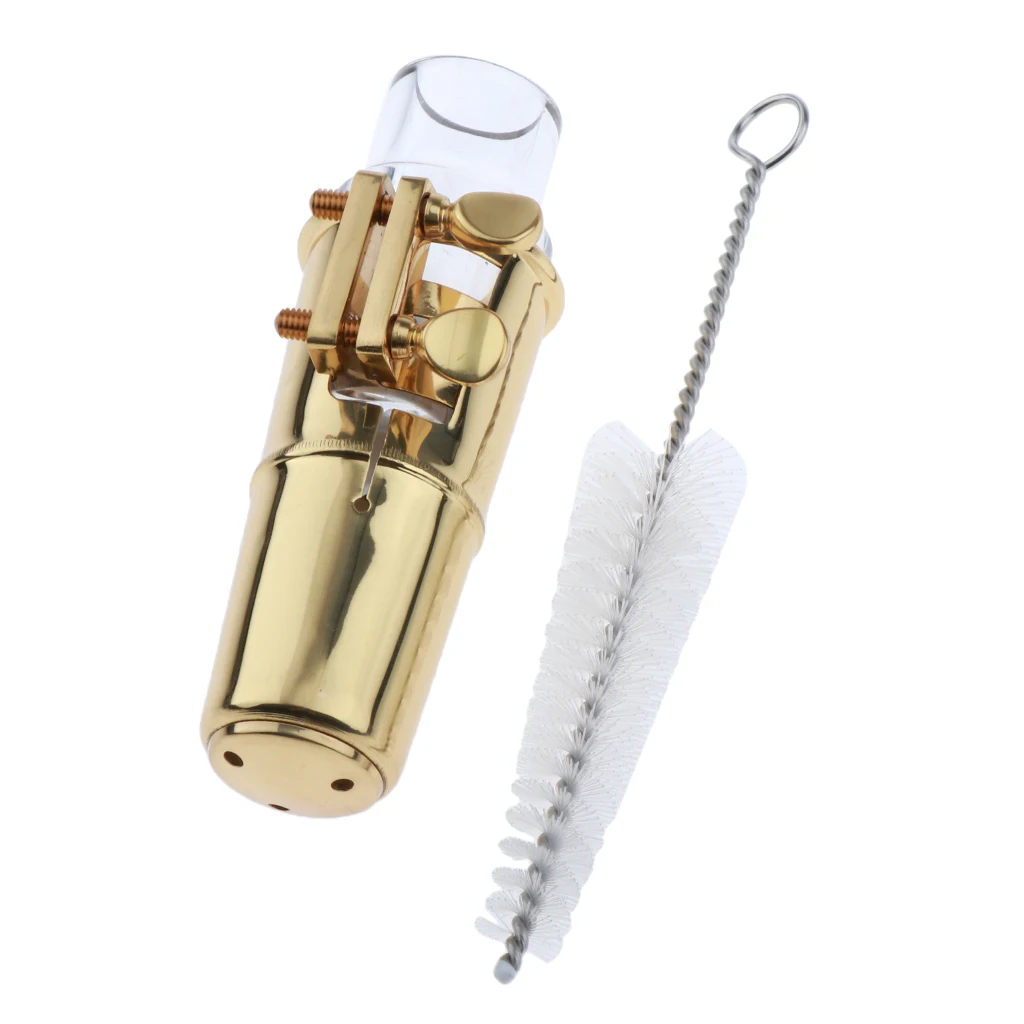 

1 Set Transparent Crystal Alto Saxophone Mouthpiece with Ligature Brush Cap