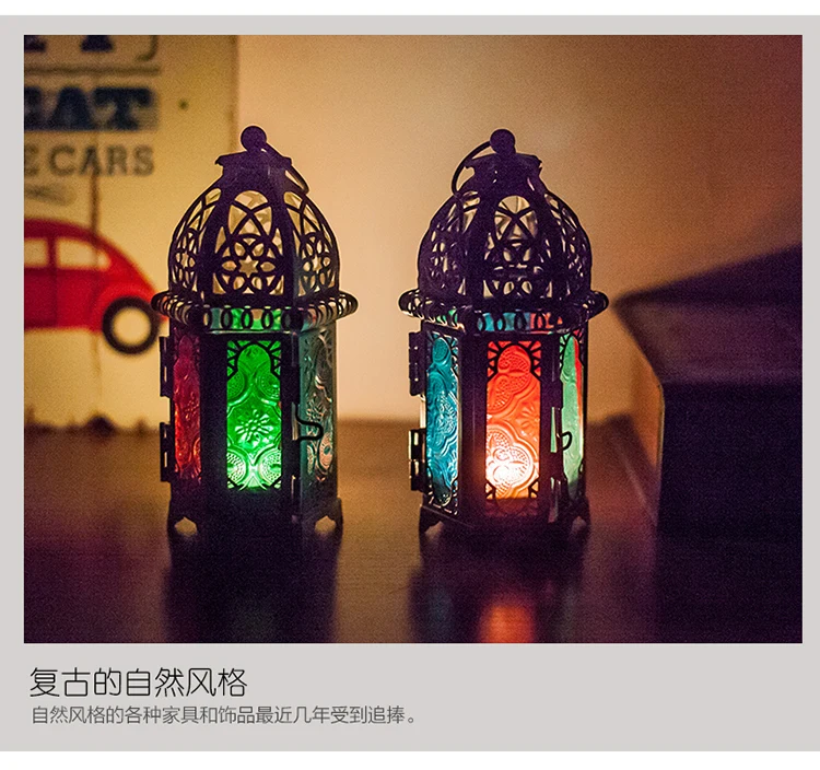 Марокканский белый подсвечник подвесной скандинавский Ретро металлический