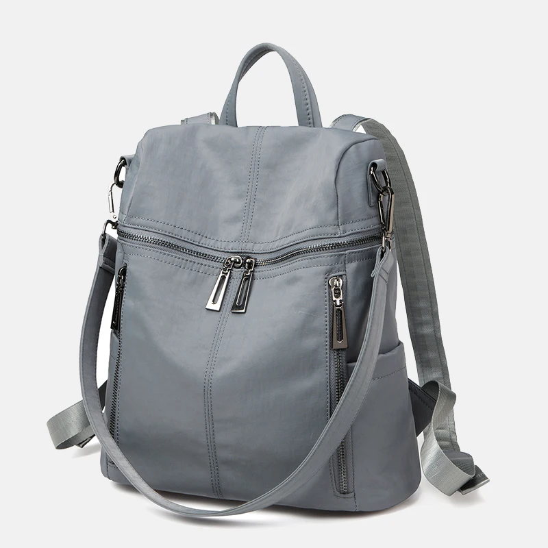 

Женский рюкзак, модные рюкзаки с защитой от кражи для женщин, водонепроницаемые дизайнерские мягкие Роскошные повседневные женские дорожн...