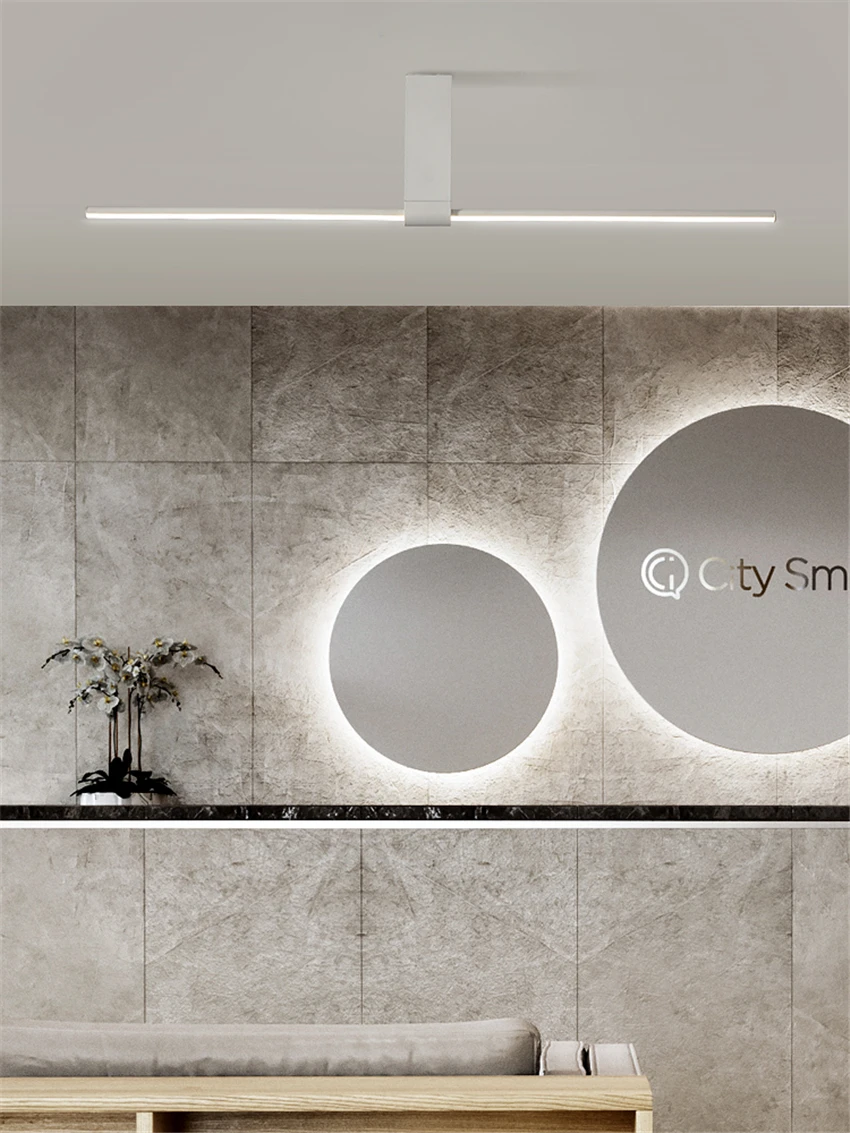 Скандинавские светодиодные потолочные светильники золотого цвета акриловые