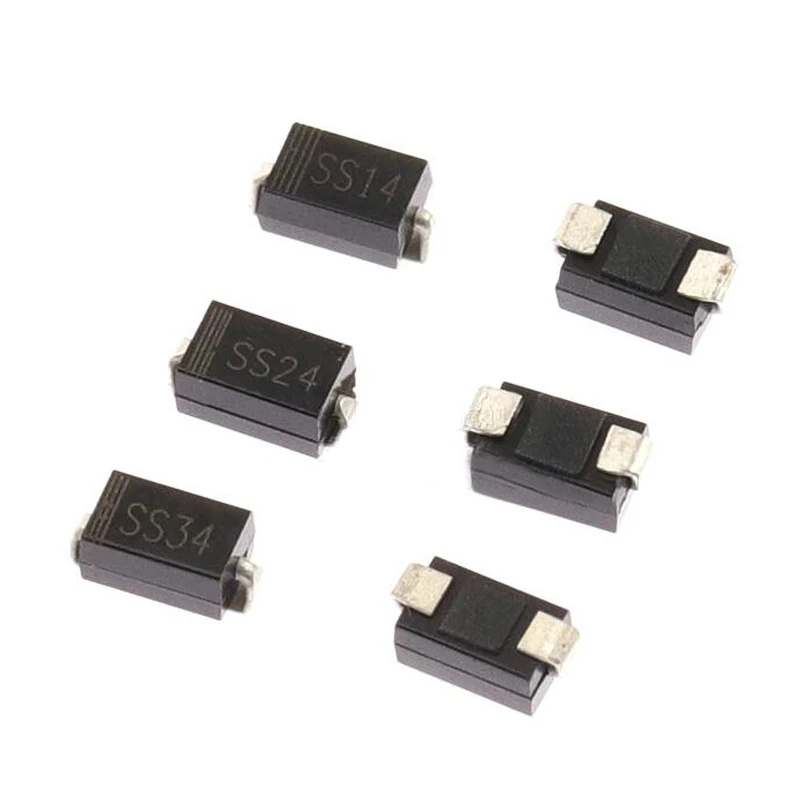 100 шт. SMD диод SMA 20 типов M1 M4 M7 SS34 SS14 RS1M SS110 ES1J US1M