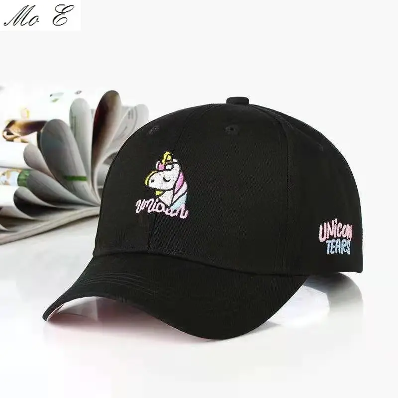 Cute Style Unicorn Embroidery Baseball Cap Personality Lovely Cartoon unisex Hat | Аксессуары для одежды