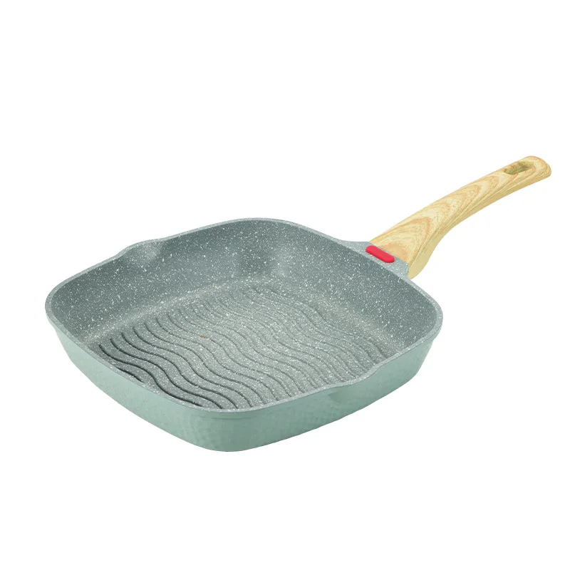 

Kitchen Pot Thickening Non-stick Frying Pan Medical Stone Multi-purpose Pancake Steak Pan Maker Pastry No Fumes Use Gas Wok