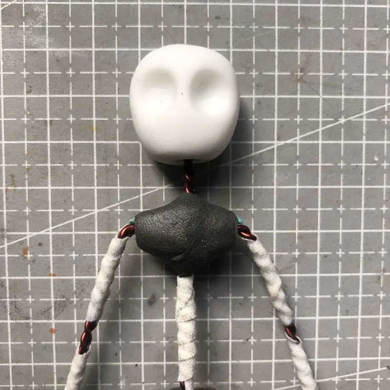 Кукла-наполнителя с черепом и из смолы ширина черепа 1 8 см/ширина 2 5 см | Дом сад